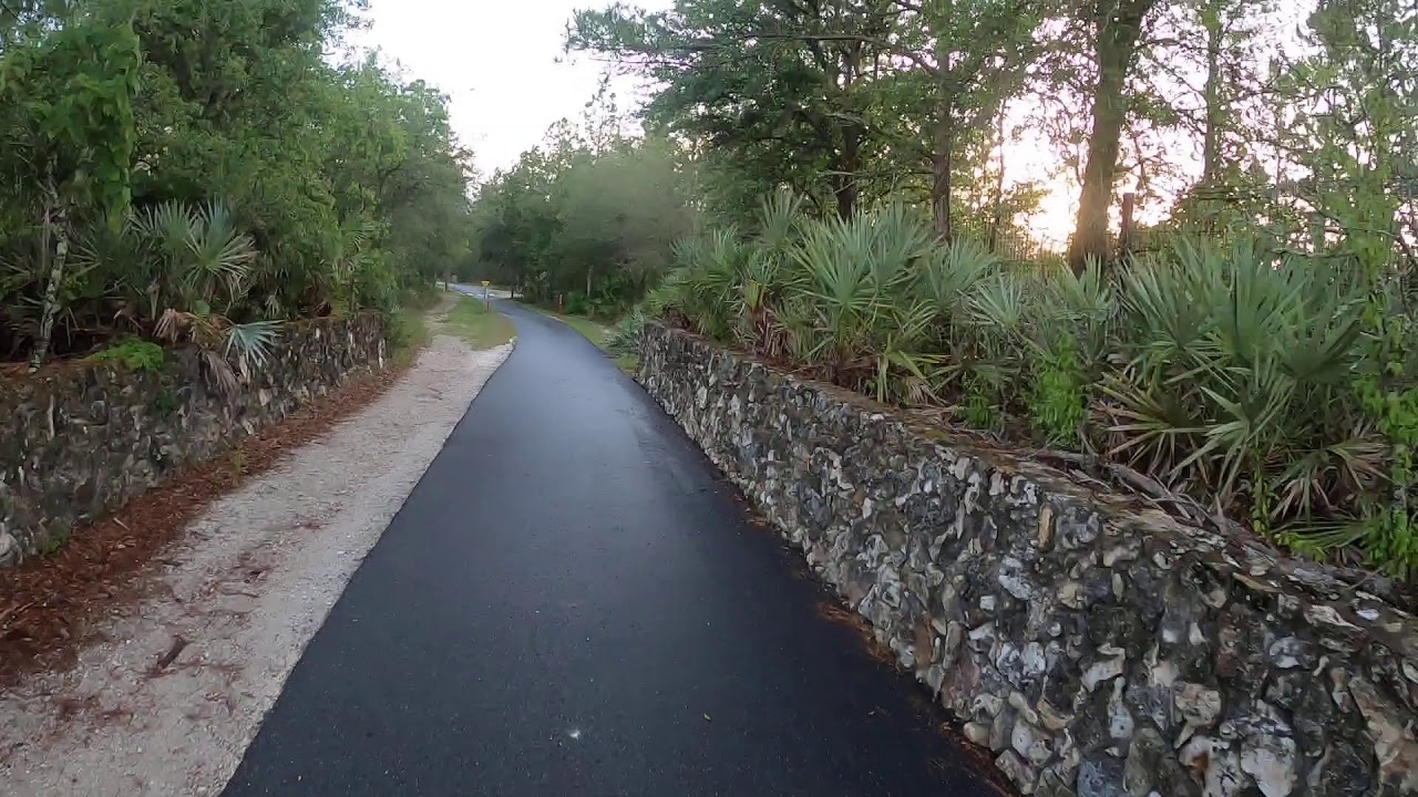 10 miles of Santos paved trail in 2 minutes
