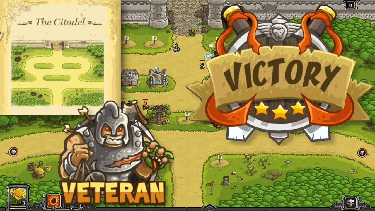 The Citadel | The Juggernaut BOSS | Veteran | 3 Stars | Kingdom Rush Campaign