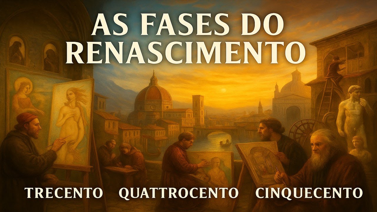 ⏳🎨 Capítulo 3 – As Fases do Renascimento: Trecento, Quattrocento e Cinquecento.