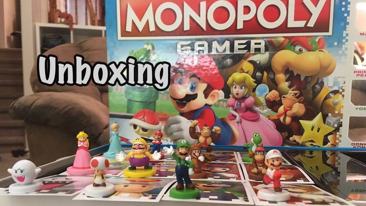 Monopoly Gamer (With Mario) Unboxing!