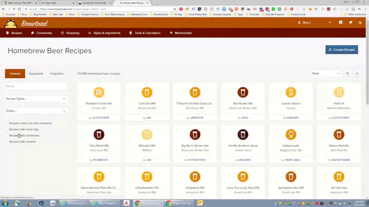 Rod J BeerVentures | Home Brewing Websites For The Homebrewer