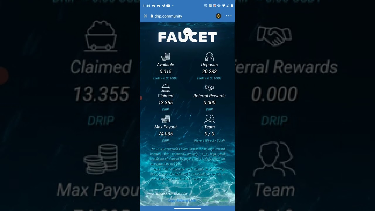 Avax Avalanche Blockchain (Splash) new token passive income 2% roi. Drip Garden Free stocks webull