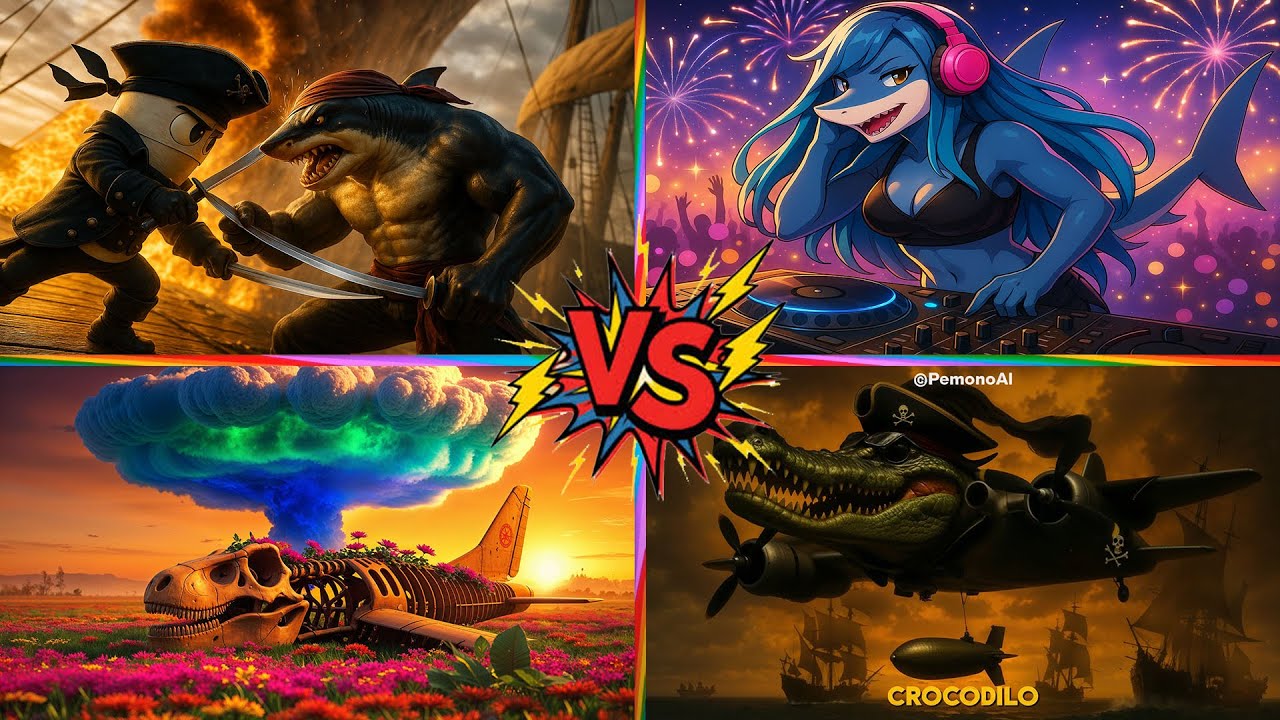 ITALIAN BRAINROT EXE 4 COLORS 4 MUSIC🎧#ItalianBrainrot #TungTungTung #TralaleroTralala #BATTLE
