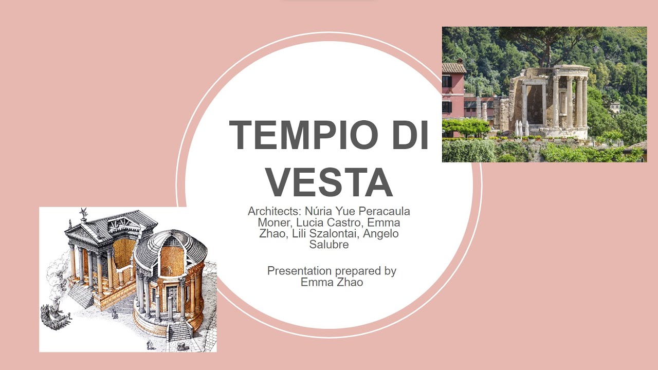Reconstructions of the runes of Tempio Di Vesta