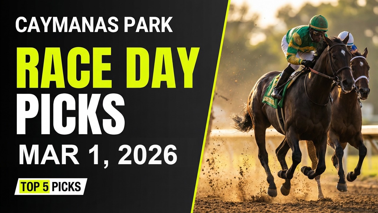 Caymanas Park | TOP 5 PICKS | March 01, 2026