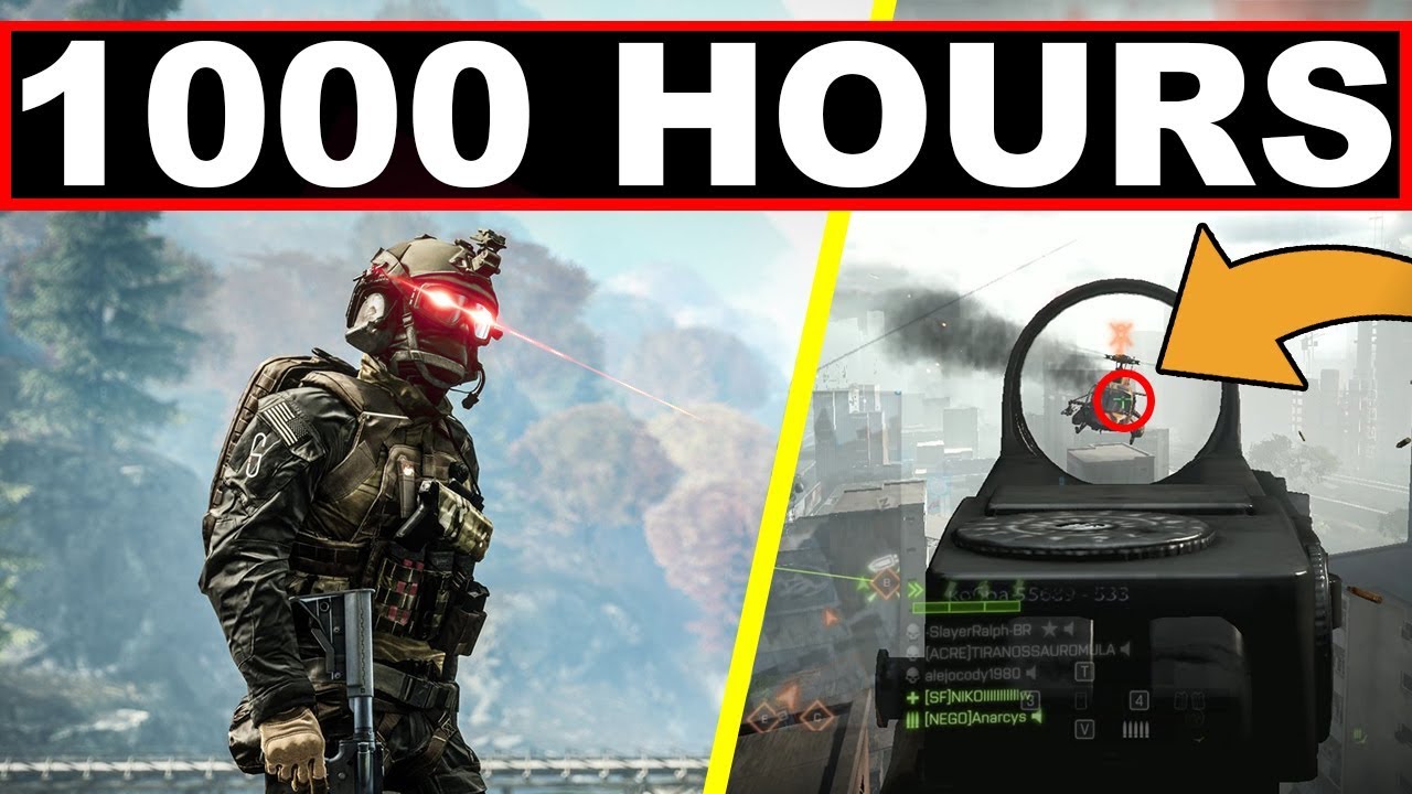 What 1000 HOURS of MEDIC experience looks like in BATTLEFIELD