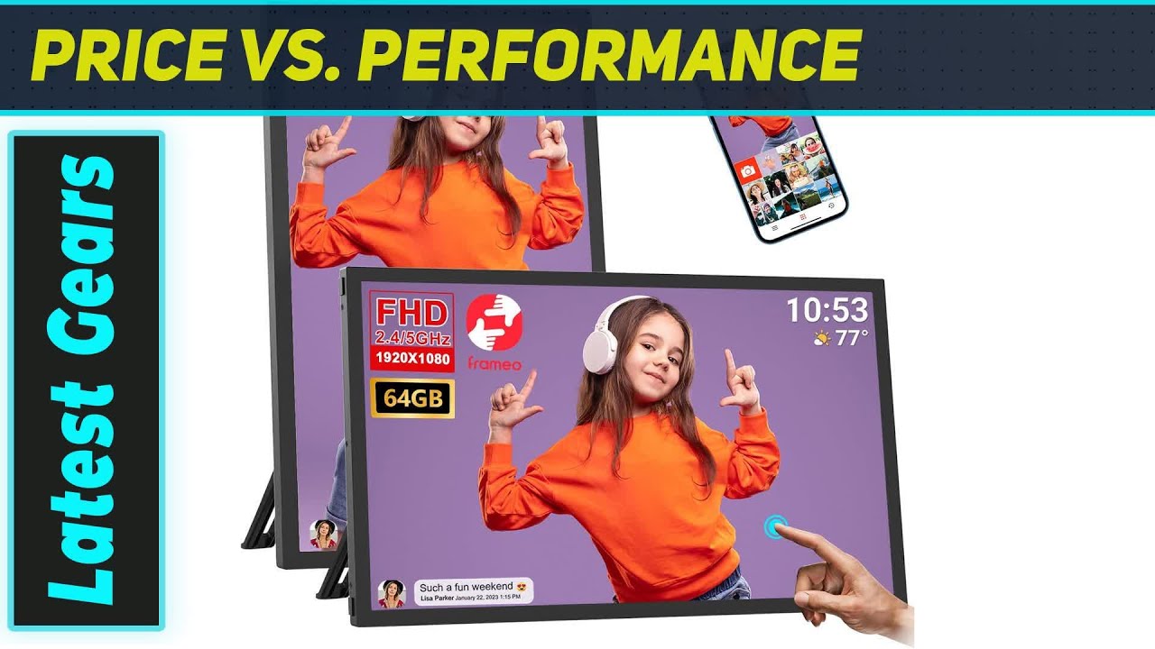 Best Large Digital Photo Frame? FRAMEO 21.5-Inch Review