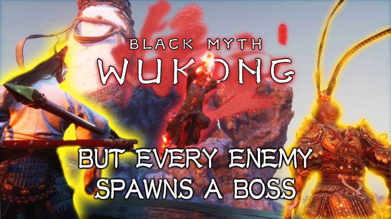 Black Myth Wukong but Every Enemy Spawns A Boss