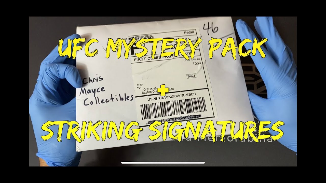 Opening UFC Mystery Pack + Striking Signatures