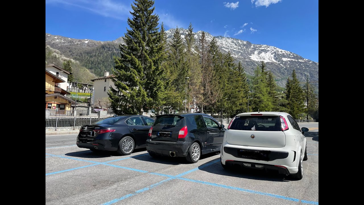 Test C2 VTS in compagnia di Punto EVO abarth e Alfa Giulia