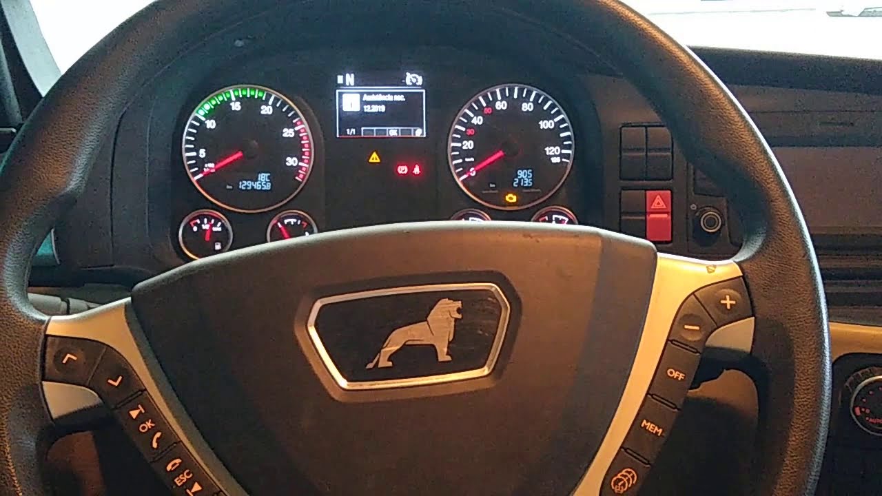 Fun&ccedil;&otilde;es no equipamento Rasther IIIS  Diagn&oacute;stico - Man TGX 28.440