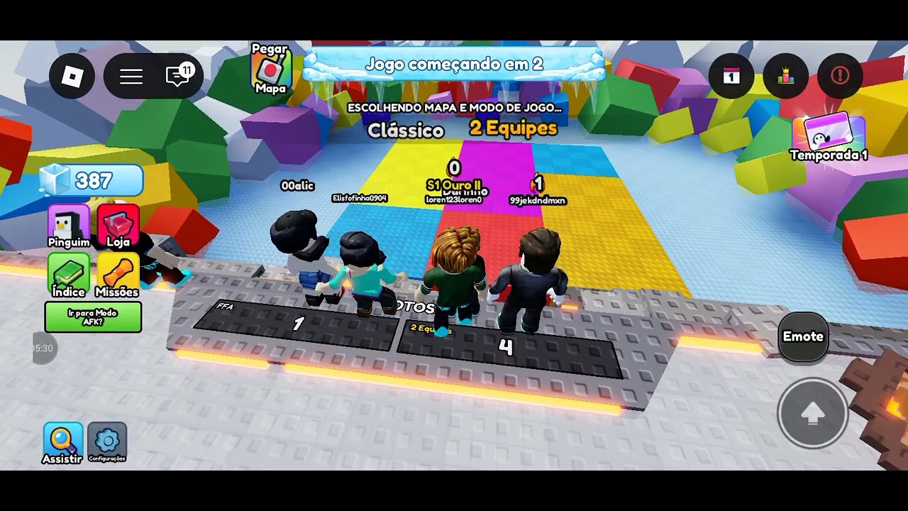 Jogando knokout