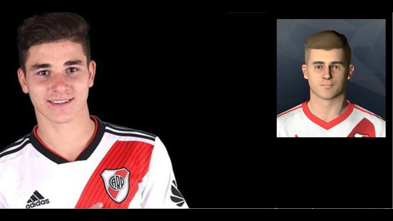 JULIAN ALVAREZ face/rostro RIVER PLATE for PES2017 and PES2018