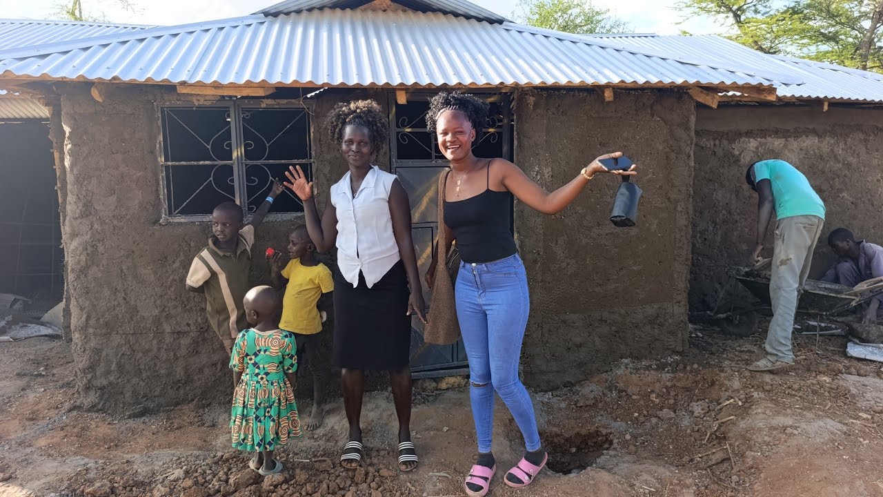 EP47: Last day of plastering our dream house// African village life 
