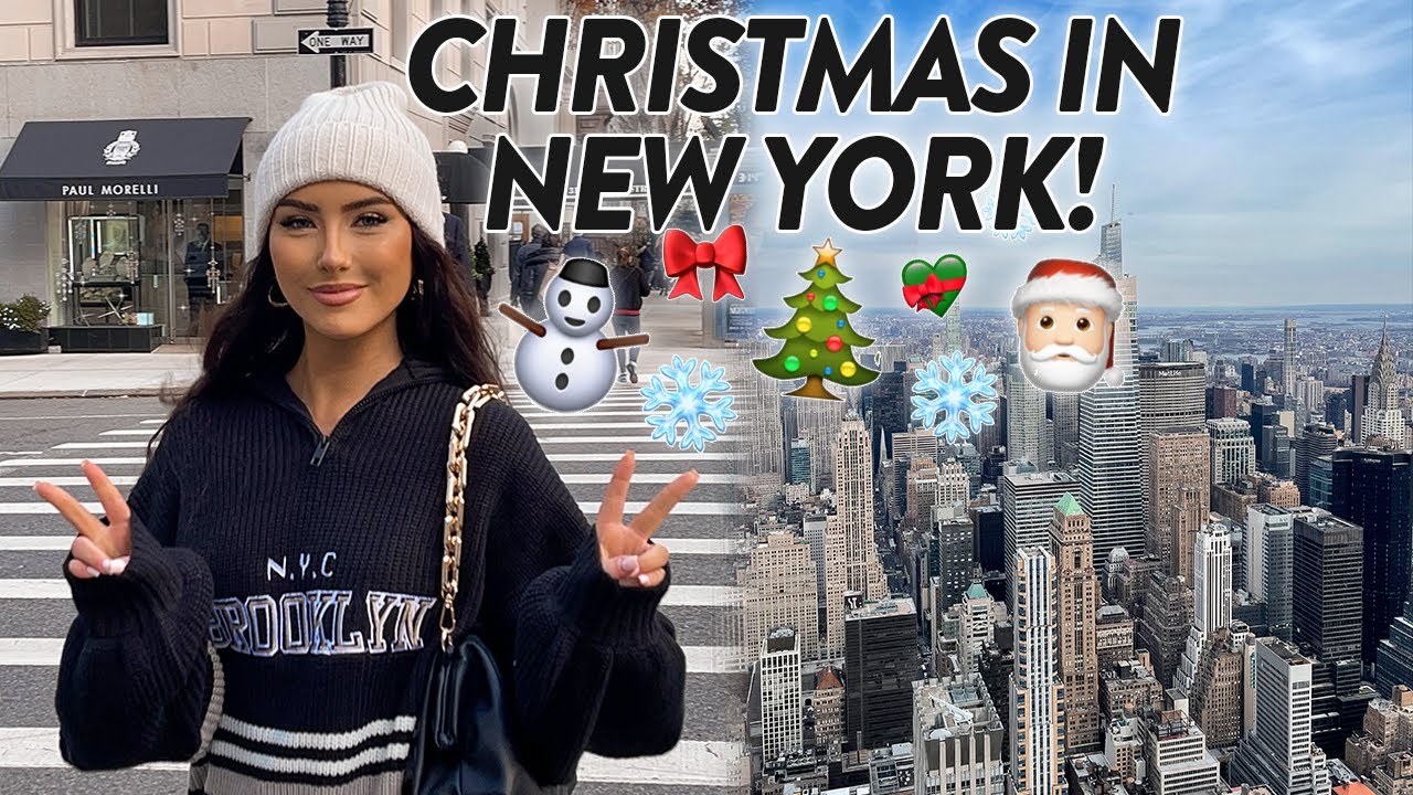 CHRISTMAS IN NEW YORK! a week of cozy missguided fits & festivities!! ad | Hannah Renée