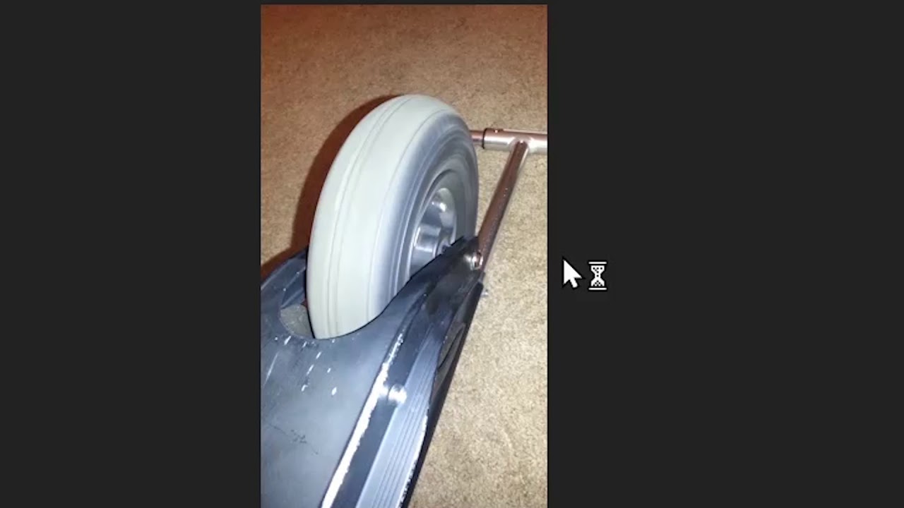 Q: Kick scooter wheel not spinning freely - wheel nuts too tight?