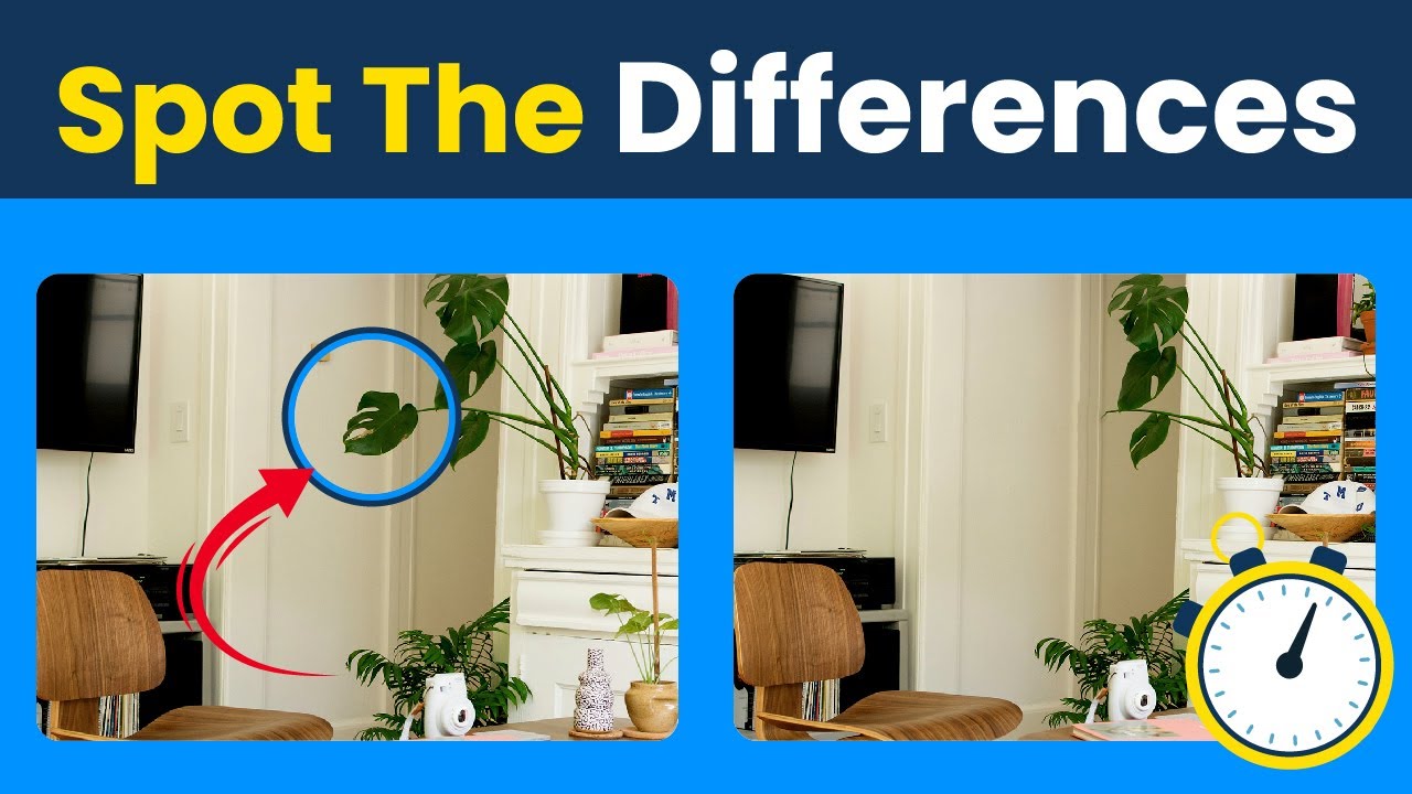 Spot the Hidden Differences, test Your Eyes!