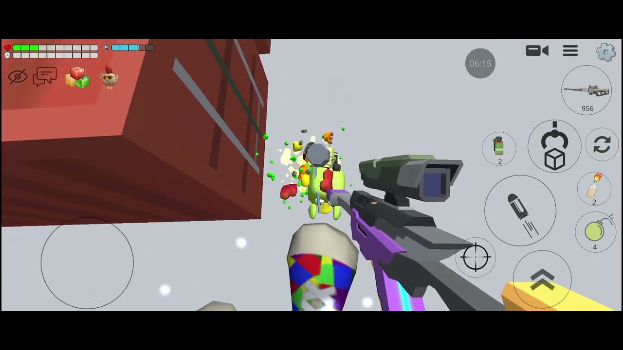Я против всего зомби апокалипсис в chicken gun