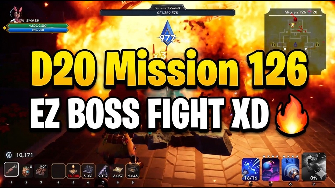 orcs must die deathtrap - D20 Challenge - Mission 126! 🔥 | EZ BOSS fight XD