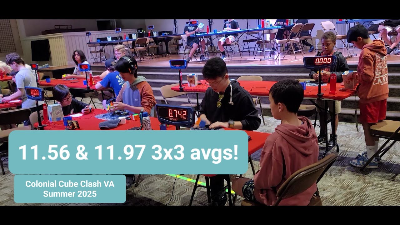 11.56 & 11.97 3x3 averages || sube-12 in both rounds!