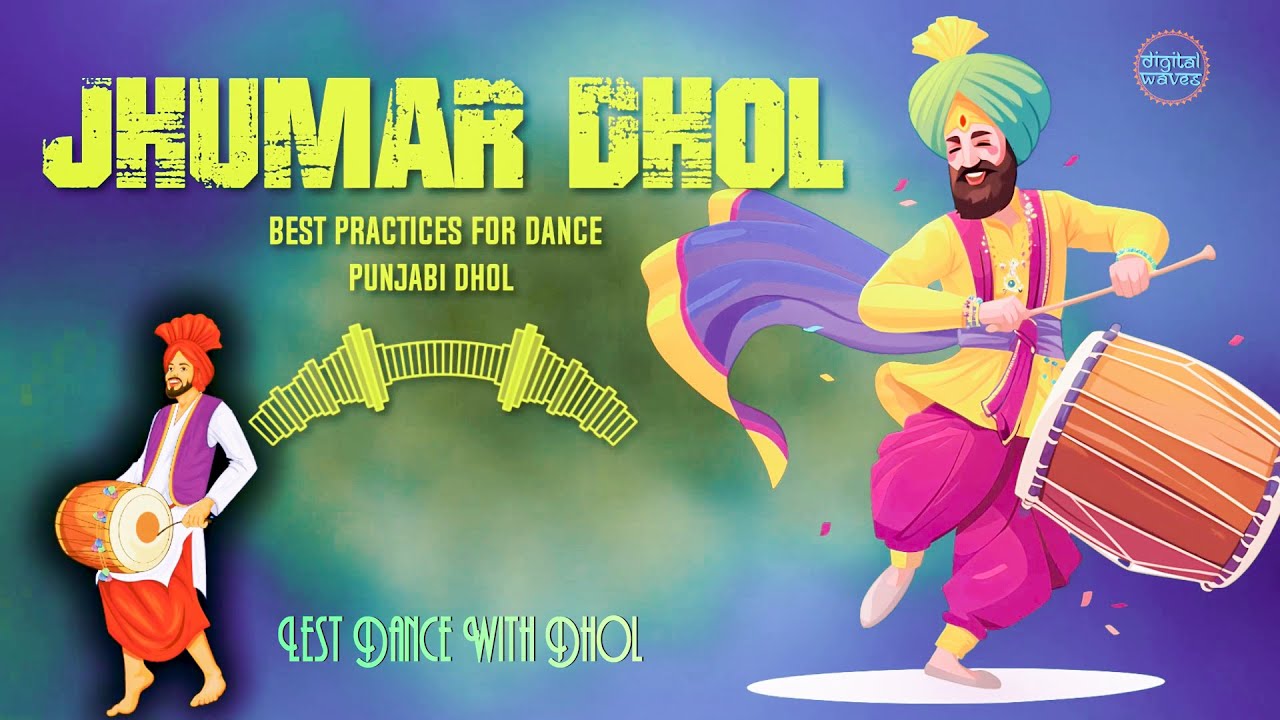 Dhol Non Stop Jhumar  | Best Jhumar Dhol  | Bhangra Folk beat 90 BPM | punjabi dhol