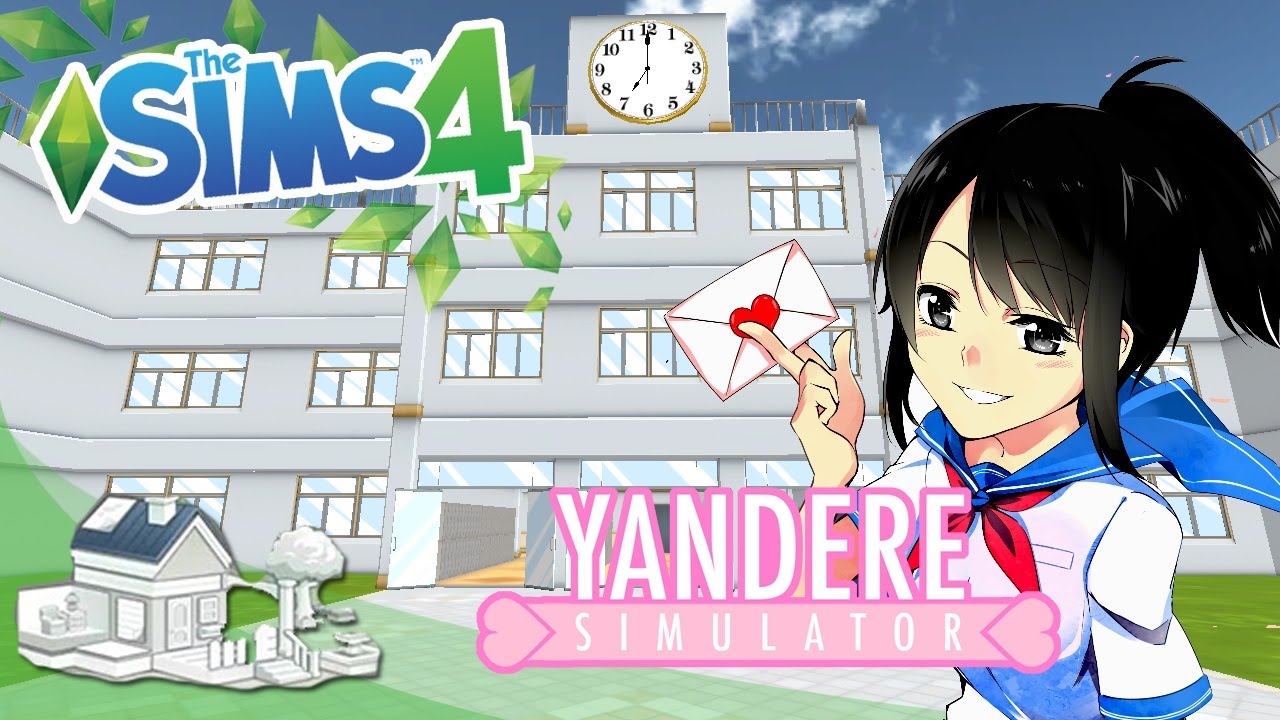 Los Sims 4 | Speed Build ♦ Akademi High School ♥ YANDERE SIMULATOR ♥