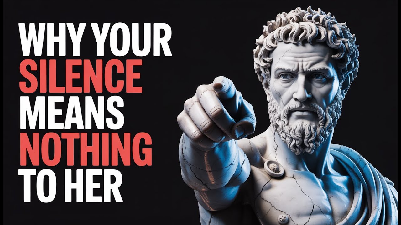 The Harsh Truth Why Your Silence Isn’t Affecting Her  Stoic Thinking
