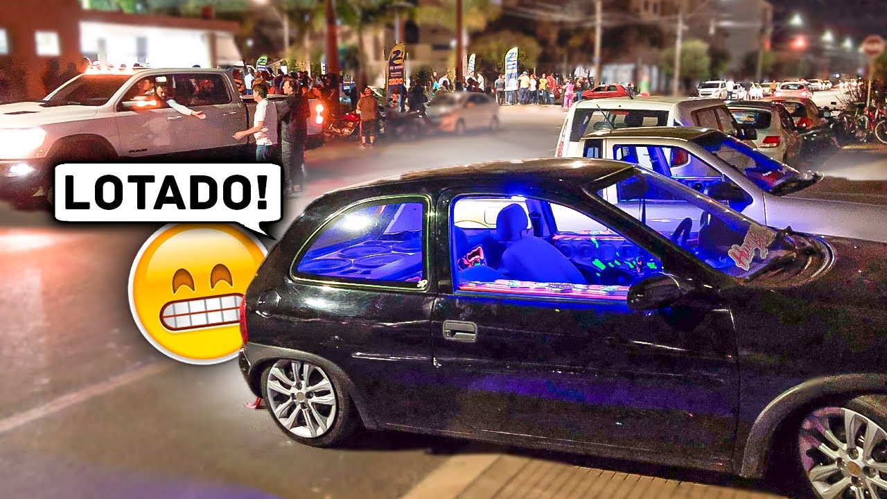 CAUSANDO no FLUXO NOTURNO com VARIOS CARROS DE SOM !! *Carreata*