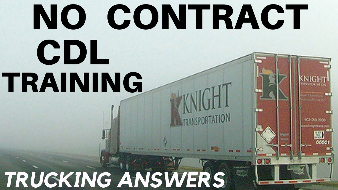 Knight Transportation training to get your CDL 2019