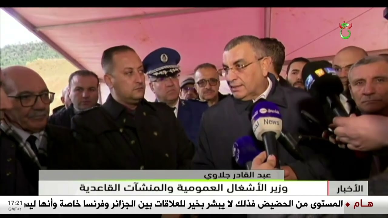 تبسة - أشغال عمومية | تفقد مشروع الخط المنجمي الشرقي