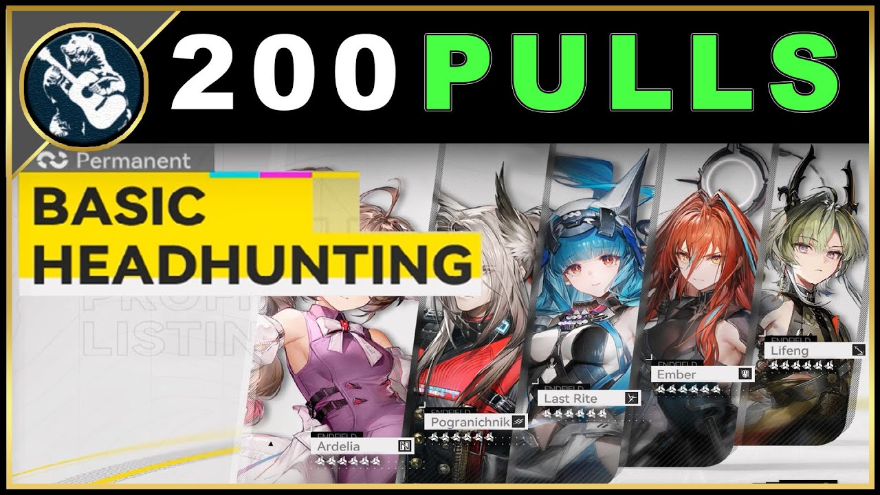 200 x Arknights Endfield Basic Headhunting Pulls