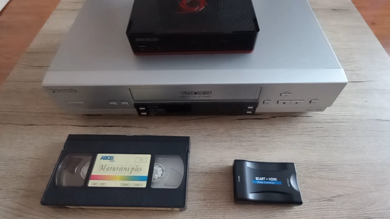 Jak stáhnout VHS video do počítače