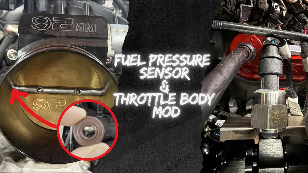 Fuel Pressure Sensor Install and Throttle Body Mod to Prevent Leaks - #Acesefi #lsswap