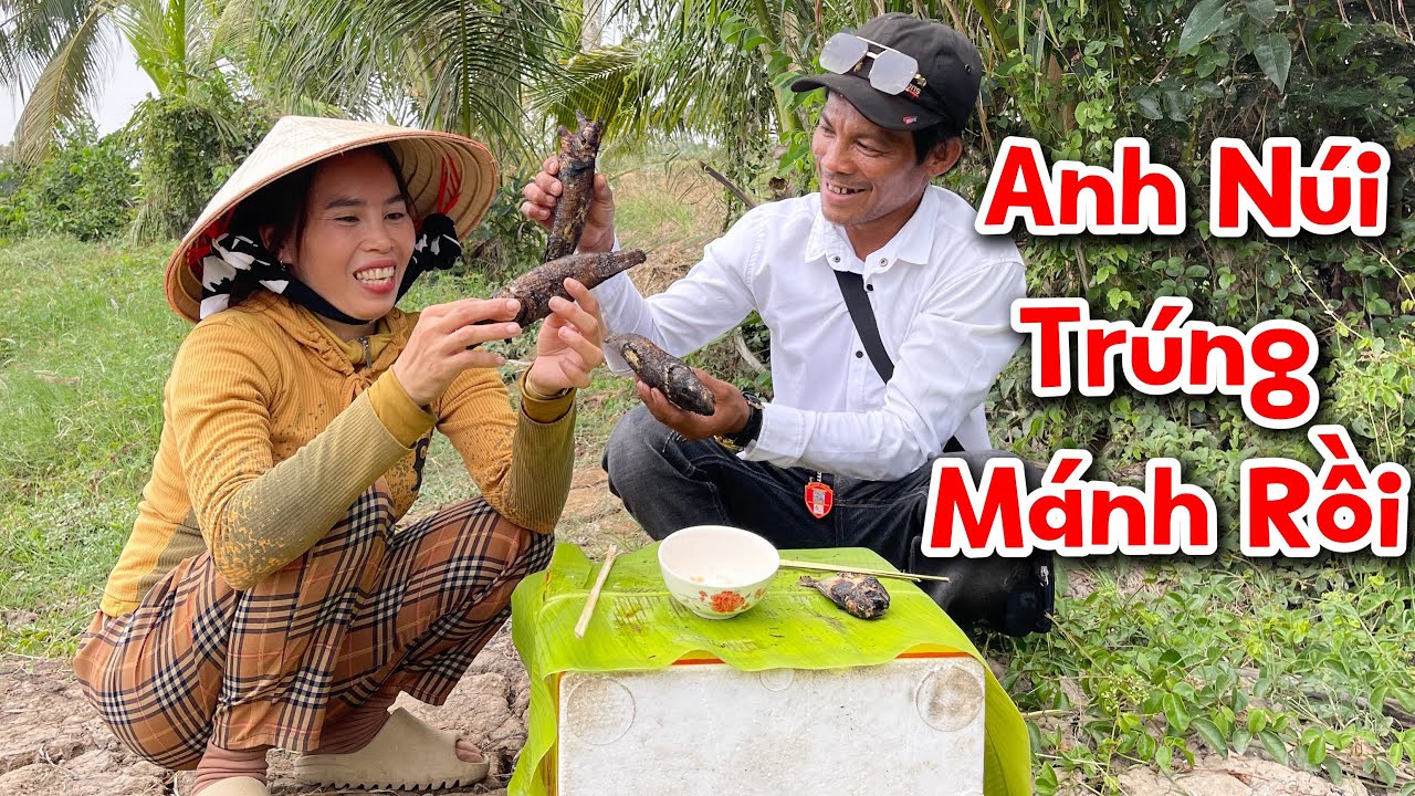 Bất ngờ Núi leo dừa tình cờ gặp được em Thị ở cầu gió và buổi tâm sự khó quên của Núi & em Thị.
