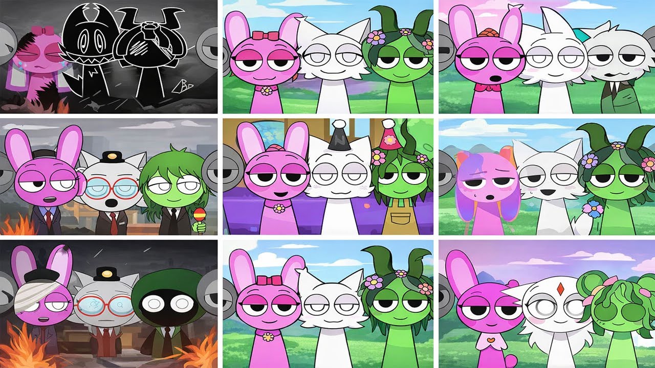 Incredibox - Sprunki but ONLY SPRUNKI GIRLS in ALL Different Mods