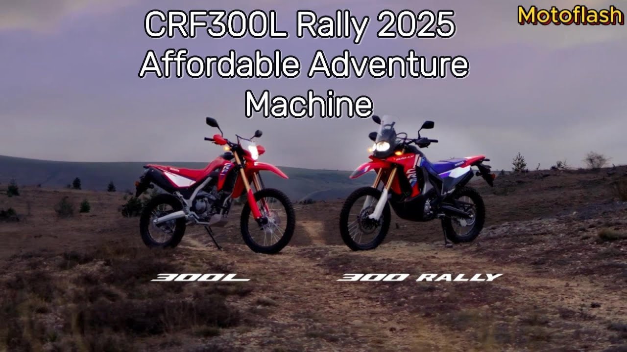 CRF300L Rally 2025 | Доступный мотоцикл для приключений