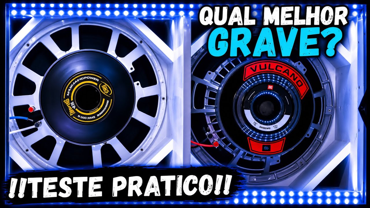 EROS TARGET BASS 4K VS VULCANO 3.8!! QUAL O MELHOR GRAVE?