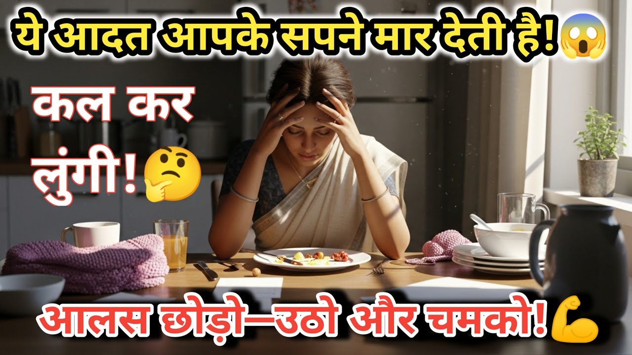 Procrastination - ऐसी बिमारी जो आपके सपने मार देती है | How to Beat Laziness | Housewife Motivation 