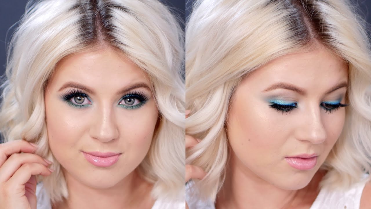 NEW Drugstore Spring Makeup Tutorial (Smokey Blue Eyes) | Milabu