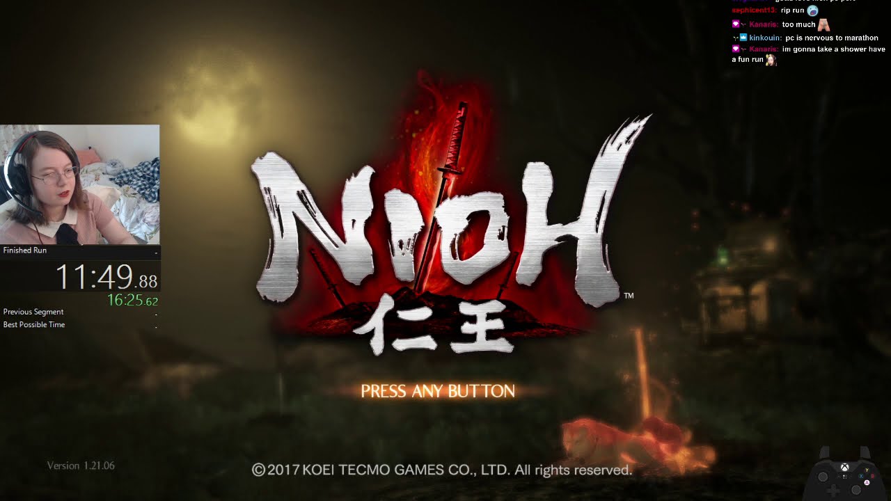 Any% Nioh Speedrun with Commentary