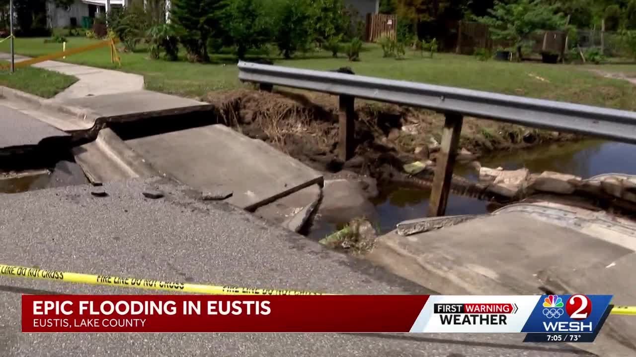 Residents deal with major flooding in Eustis, Florida