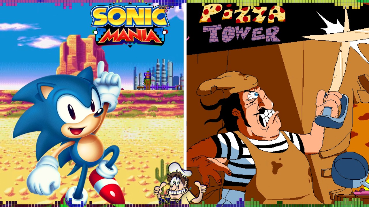 Tropical Rogues Gallery 🎶 Sonic Mania / Pizza Tower MASHUP