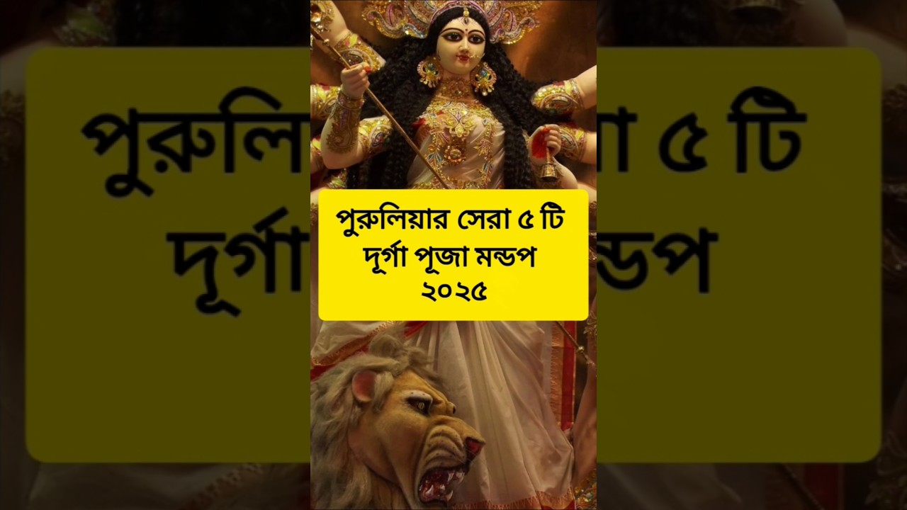 Purulia Top 5 Durga Puja pandel 2025#durgapuja#2025#shorts