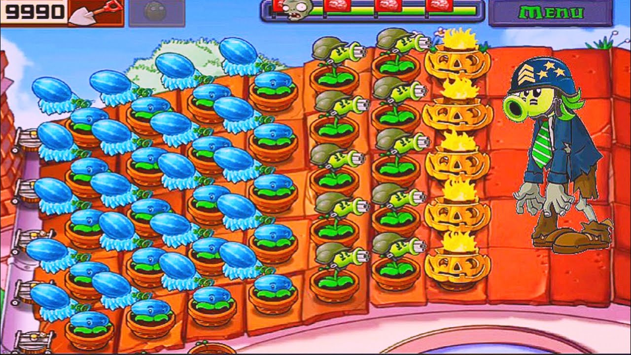 Plants Vs Zombies | Adventure Roof | Level! 7&8 Completed Gameplay Full HD 1080p 60fps
