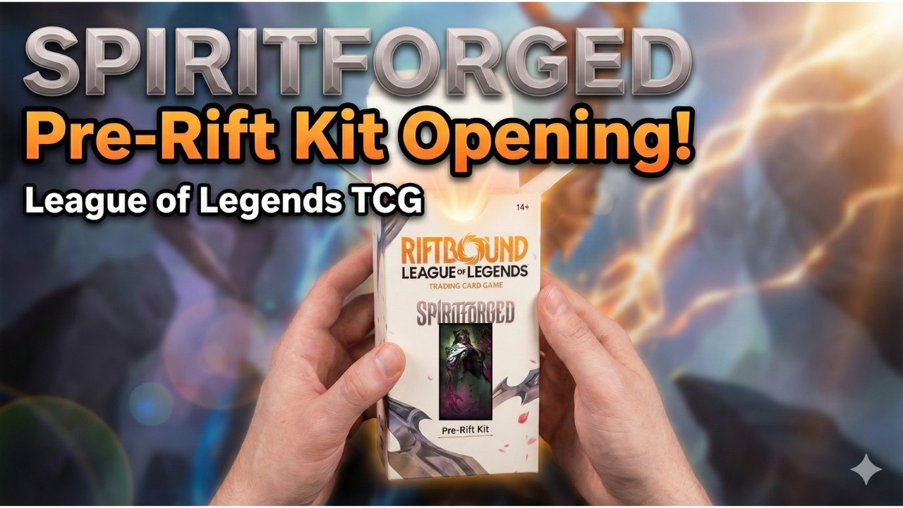 SPIRITFORGED IS HERE! Opening  Riftbound Pre-Rift Kit and building our 4-1 deck