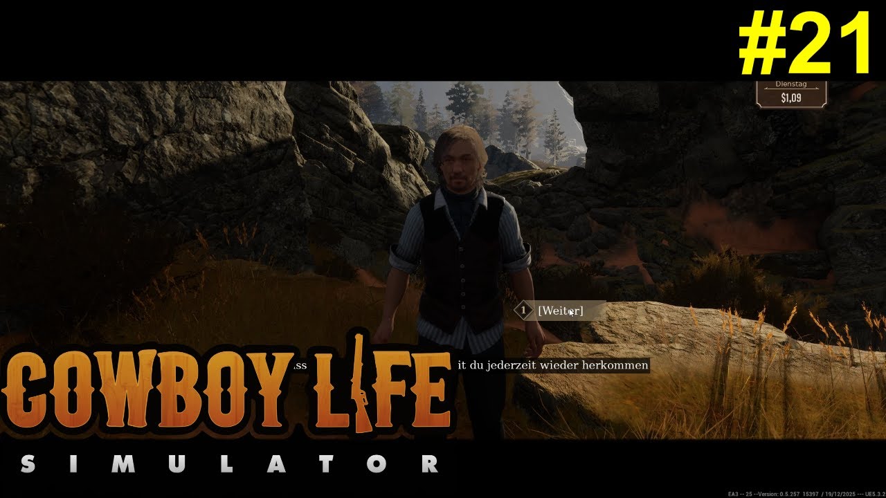 Cowboy Life Simulator - Early Access - das Treffen am Fluss #21 - Deutsch/German