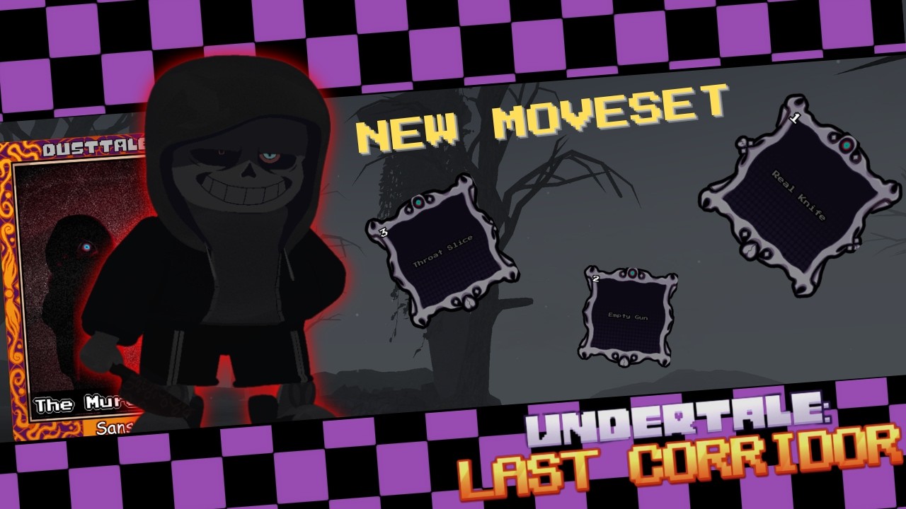 ALL NEW MURDER SANS MOVES!! [Undertale: Last Corridor]