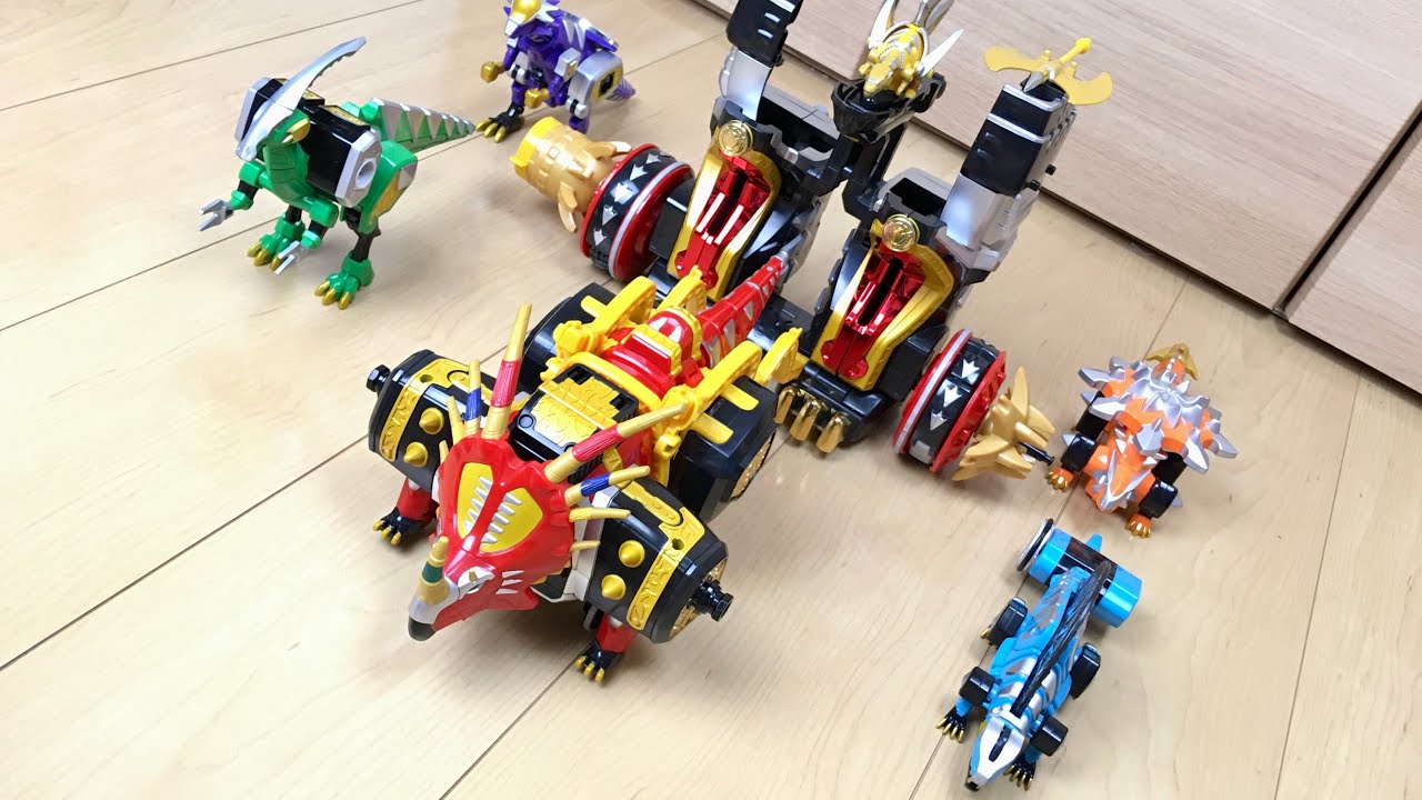 【DX PR Dino Thunder #3】ノロノロ電動歩行⁉︎ マックスオージャで遊んでみた