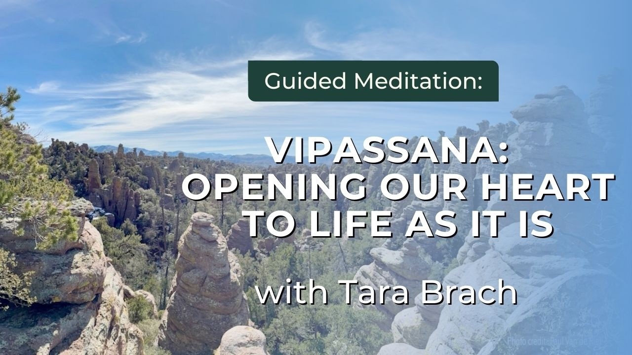 Vipassana Meditation: Opening Our Hearts to Life As It Is | Mindfulness Practice with Tara Brach