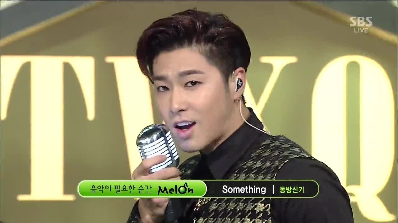 [TVXQ TVXQ!] - что-то @ Популярное Inkigayo 140112